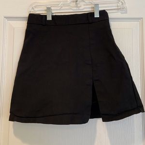 Korean Black A Line Skirt